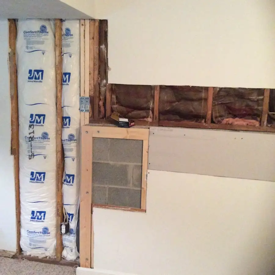 Wall insulation replacement during Contents Cleaning & Restoration in Little River